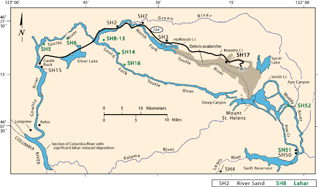 Lahar map